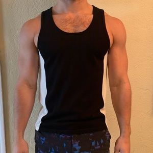 BLACK RACING TANK